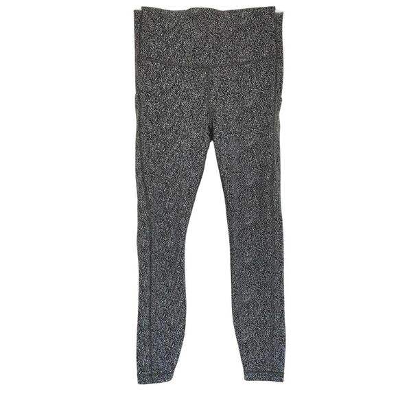 Athleta Leggings Ultimate Stash Pocket Textured 7/8 Tight Black/White Size S - Picture 4 of 9